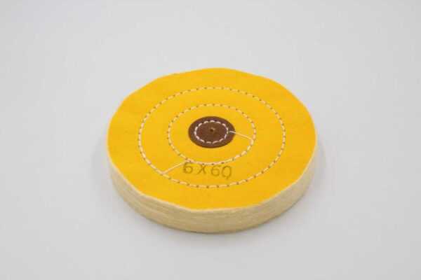 Tarcza polerska bawełniana – żółta 150 x 50