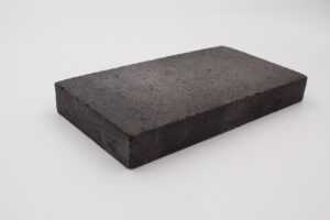 Płytka węglowo-szamotowa czarna duża